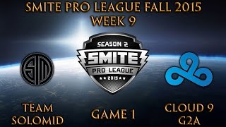 SPL Fall Week 9: TSM vs Cloud 9 (Game 1)