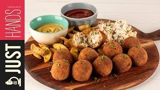 Stuffed Chicken Patties | Akis Kitchen