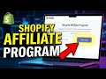 How to register with Shopify Affiliate Program - Easy Tutorial