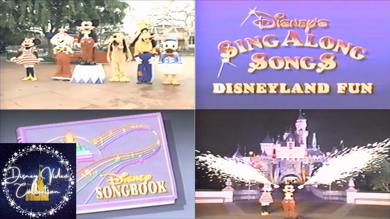 Disney Sing Along Songs Disneyland Fun Vhs Tower
