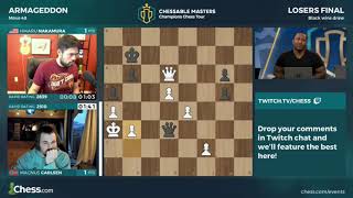 Airthings Masters: Carlsen beats Nakamura in Armageddon