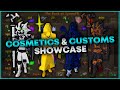 I now own 98 of all custom items in game cosmetics  customs showcase spawnpk rsps 60t giveaway