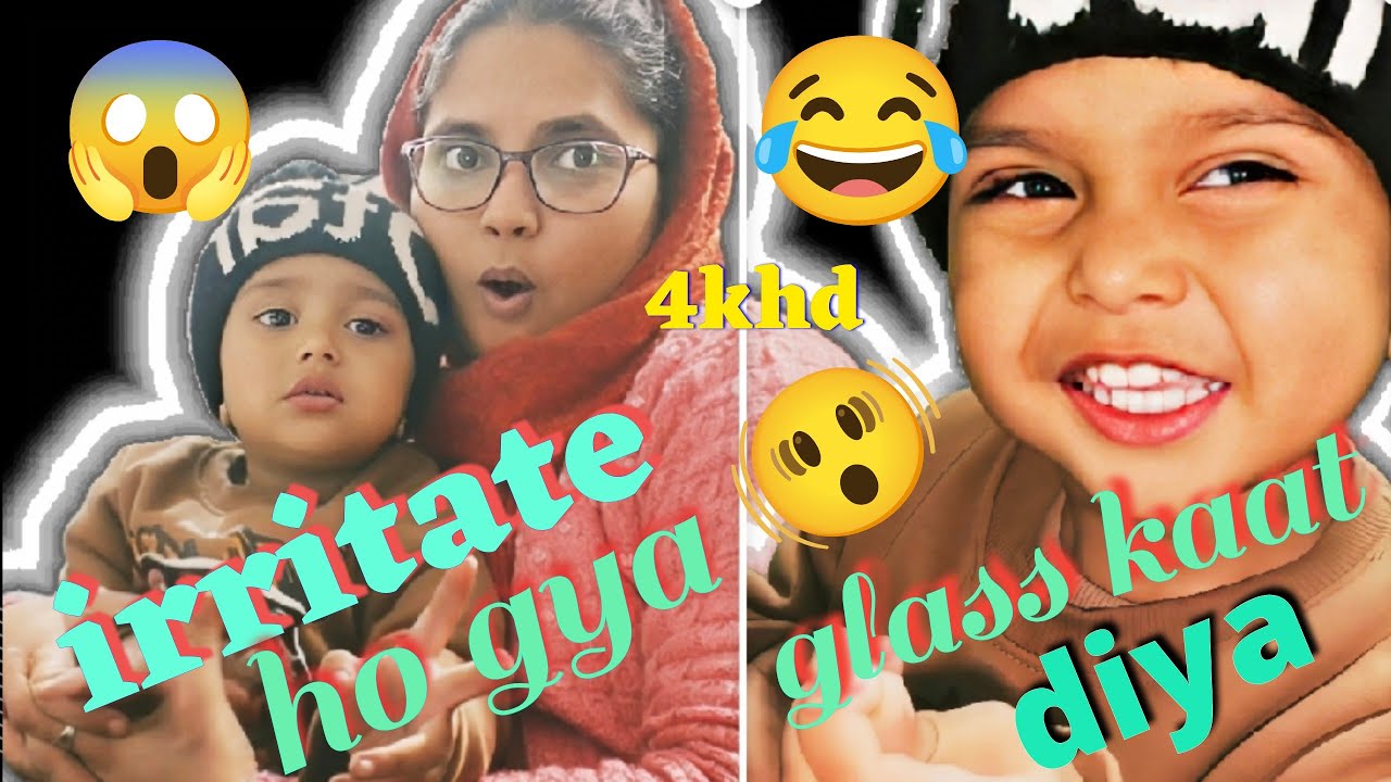 Zaifu aaj irritate ho rkha h 😱😳🫨😲/chupke se glass kaat rha h / 