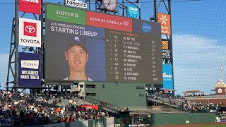 San Francisco Giants vs Los Angeles Dodgers Starting Lineups Oracle Park 5/14/24