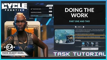 The Cycle Frontier How To Complete Doing The Work Task Part 1 And 2 (SOS Sign At The South Beach)