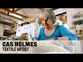 The unique textile art of cas holmes