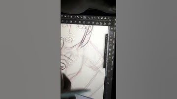 Speed Inking My Manga Project using Clip Studio Paint and custom pen tool