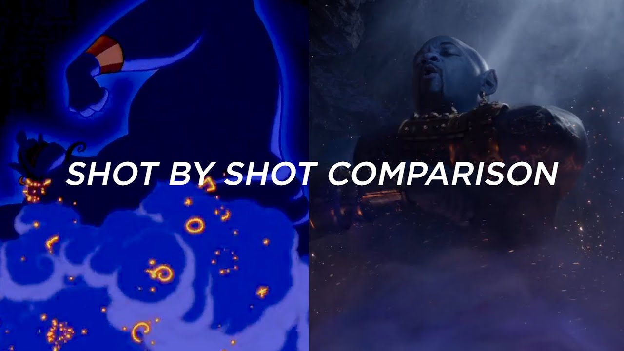 ALADDIN trailer (1992 and 2019 shot by shot comparison) - YouTube