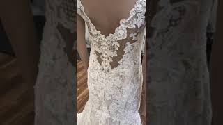 Sexy Lace Wedding Dress Chauncey from Sottero & Midgley with Illusion Back and Caped Sleeves