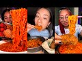 TIKTOK Wingstop Buldak Ramen Mukbang Compilation 2 TIKTOK Wingstop Buldak Ramen Mukbang Compilation 2