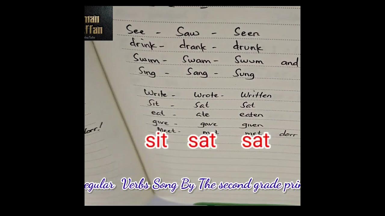 Irregular Verb Song Irregular Verb Song