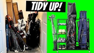 I bought a MYTHINGLOGIC Golf Storage Rack of AMAZON | REVIEW