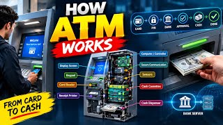 How ATM machine works with 3d