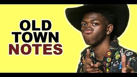 Old Town NOTES (hit those notes)