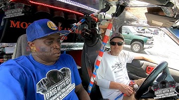 4 SUNDOWN AUDIO X SERIES SUBWOOFERS ON EMF AMPLIFIER BLOWTHROUGH BUILD