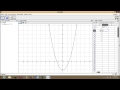 Tutorial de Geogebra - Graficando una función cuadrática