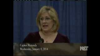 Sen. Julie Denton Talks at the Kentucky Smoke-Free Rally