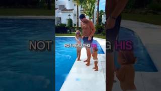 Dad Helping His Daughters Jump