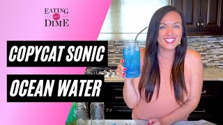 How to make Sonic Ocean Water Recipe at home! (copycat recipe)