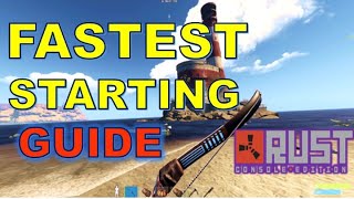 Rust Console Edition Getting Started Guide / PS4 Xbox TIPS