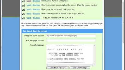 Dave Guindon Make Money using Exit Splash