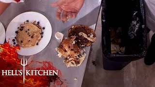 Gordon Ramsay Shocked At Wasted Pancakes | Hell's Kitchen