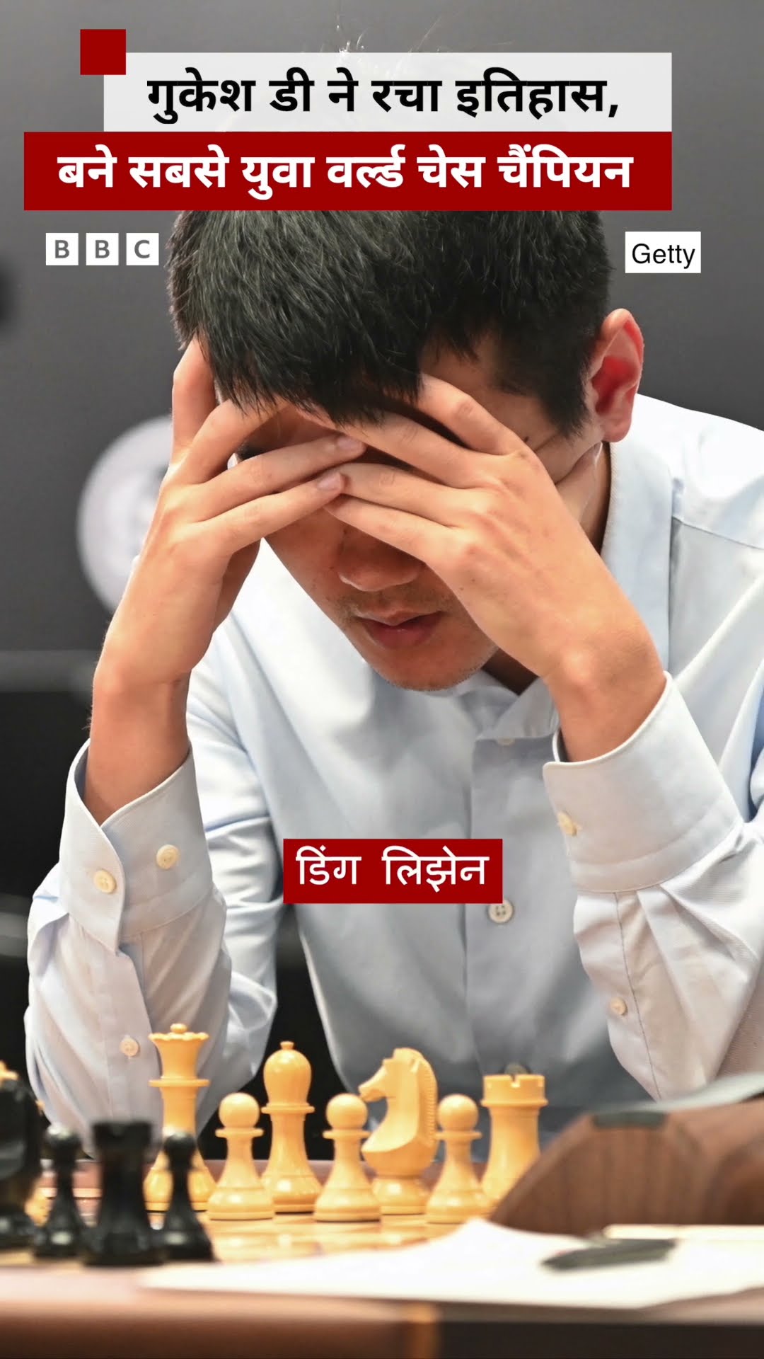 गुकेश डी ने रचा इतिहास,बने दुनिया के सबसे युवा वर्ल्ड चेस चैंपियन #gukesh #chess #shorts (BBC Hindi)