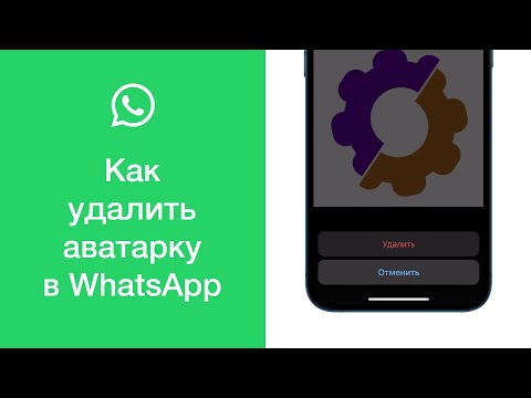 Как удалить аватарку (фото профиля) в WhatsApp