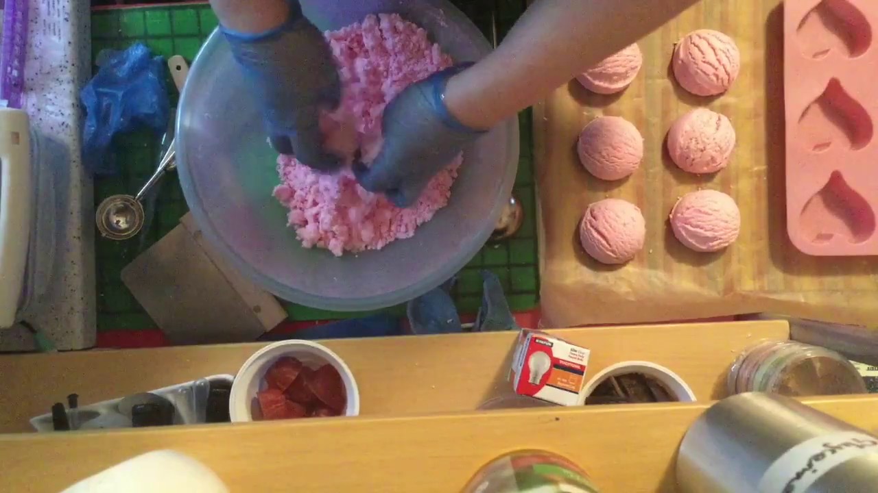 Making solid bubble bath bars! YouTube