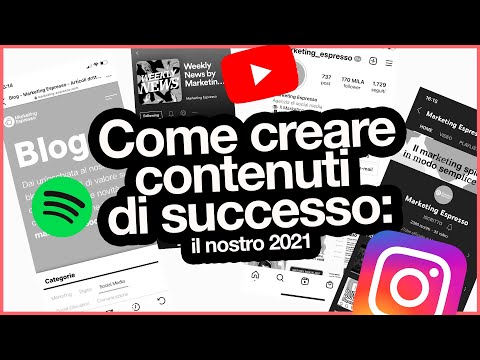 Analizziamo insieme i nostri 4 MIGLIORI CONTENUTI del 2021 su Instagram, Spotify, Blog e YouTube