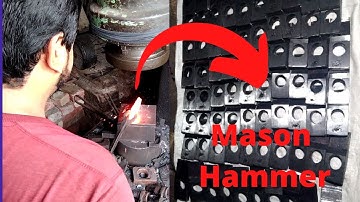 Hammer Manufacturing Process | How Mason Hammers are made | Blacksmith Hammer Forging | How Its Made