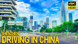 Driving in China, Shenzhen Qianhai and Houhai have the most construction sites in the world｜4K HDR