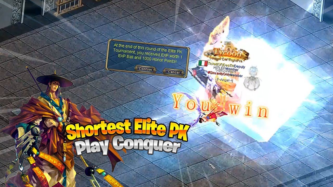 Play Conquer - Shortest Elite PK