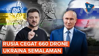 Ukraine Launches Massive Drone Attack, Russia Intercepts 660 Overnight