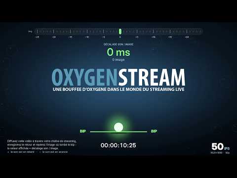 AUDIO / VIDEO SYNC TEST PATTERN // FR – MIRE DE SYNCHRO SON / IMAGE – 1080p50
