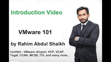Introduction to VMware 101 Series