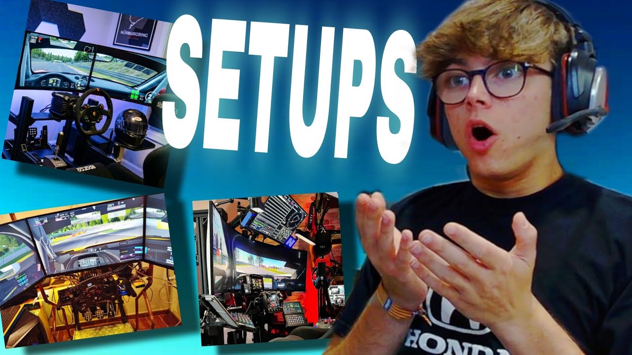 Mike Racing Simulator REACCIONANDO A VUESTROS SETUPS DE SIMRACING | Mikicg - YouTube