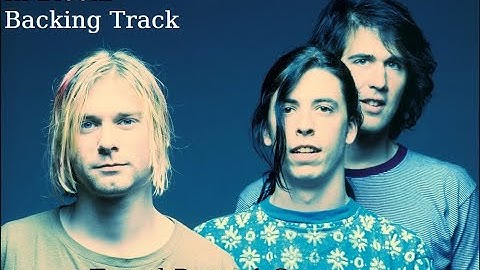 Nirvana -  In Bloom - Backing Track With Vocals, Bass & Drums for Guitars (-1 Step)