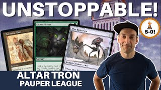 I DIDN'T LOSE A SINGLE GAME! MTG Pauper Altar Tron just got some really good tweaks for high power!