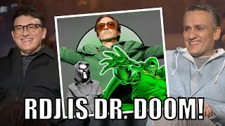 "IT DOESN'T GET MORE EXCITING!" The Russo Brothers Talk Robert Downey Jr. As DR. DOOM in AVENGERS
