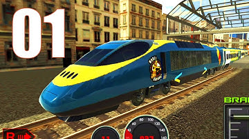 City Train Driver Simulator 2019  Gameplay Walkthrough 01 (Android,iOS)
