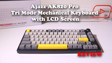 WhatGeek x Ajazz AK820 Pro Mechanical Keyboard with LCD Screen REVIEW @GalaxyTechReview
