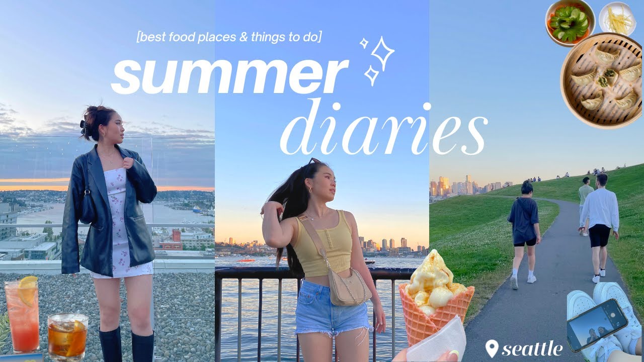 summer diaries🌻 | taking my bestie around seattle🫶🏻, best food places🍜, things to do, places to see