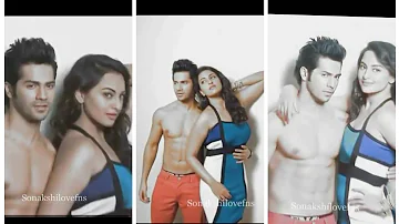 Sonakshi sinha and varun dhawan hot sexy photoshoot