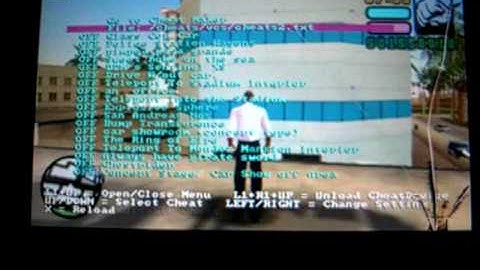 GTA Vice City Stories Cheat Device Demonstration Part 6