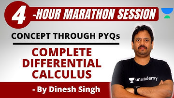 Complete Differential Calculus | Marathon I Concept Through PYQs of GATE/ESE by Dinesh Singh Sir