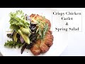 Crispy Chicken Cutlet & Spring Green Salad