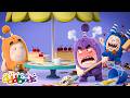 Food Fight to Clean-Up Chaos! | Oddbods Cartoons | Funny Cartoons For Kids