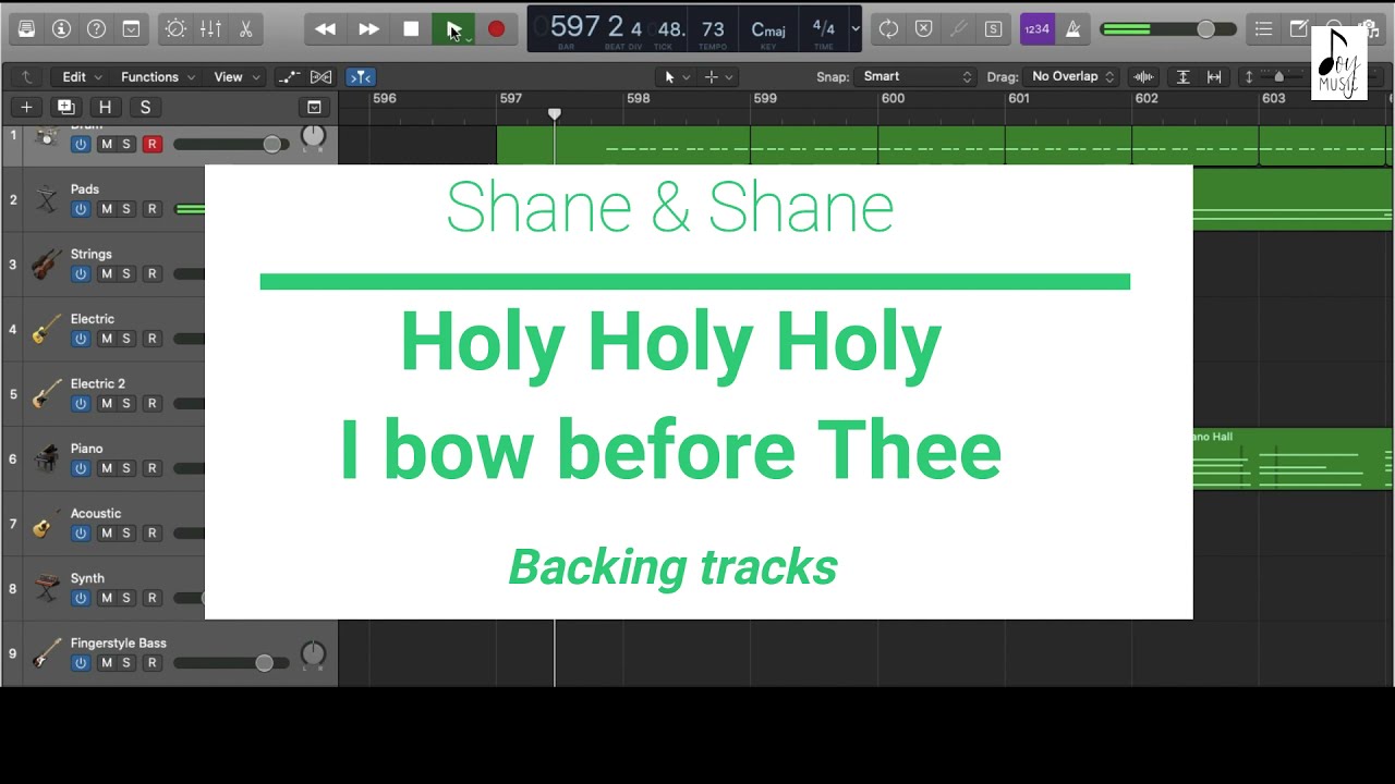Holy, Holy, Holy Shane & Shane backing tracks / multi track / / instrumental