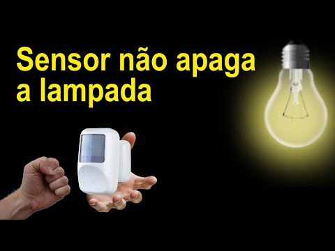 Vídeo: Quando a luz do sensor fica acesa o tempo todo?